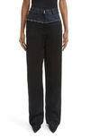 GIVENCHY BIG MIX WIDE LEG PANTS