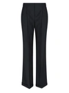 Alexander Mcqueen Tight Bootcut Pants In Black