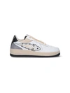 Enterprise Japan Rocket Low Top Leather Sneakers In White