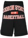 Heron Preston Heron State Mesh Basketball Shorts In Black Red