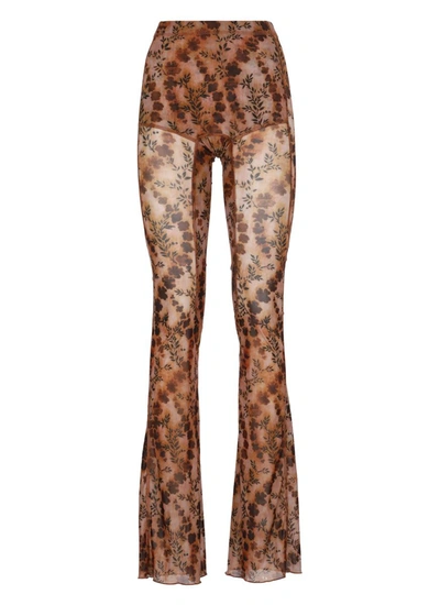 Knwls Halcyon Floral-print Trousers In Chain Florals
