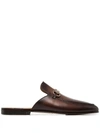 Magnanni Horsebit-buckle Slip-on Loafers In Brown