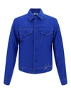 Off-white Alien Face Jacket In Blue No Color