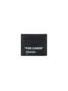 Off-white Wallet  Men Color Black In Black