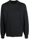 Theory Crew-neck Pullover Sweatshirt In Pestle Melange