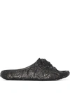 Versace Black Medusa Dimension Sliders In Black