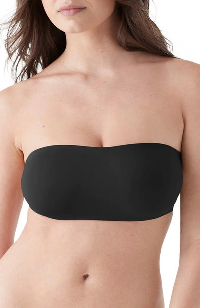 True & Co. Convertible Bandeau Bra In Black