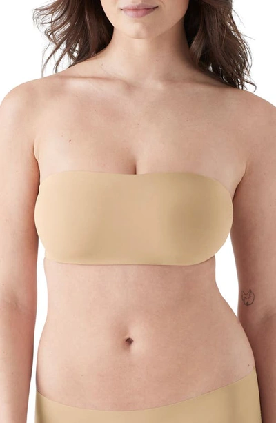 True & Co. Convertible Bandeau Bra In Desert