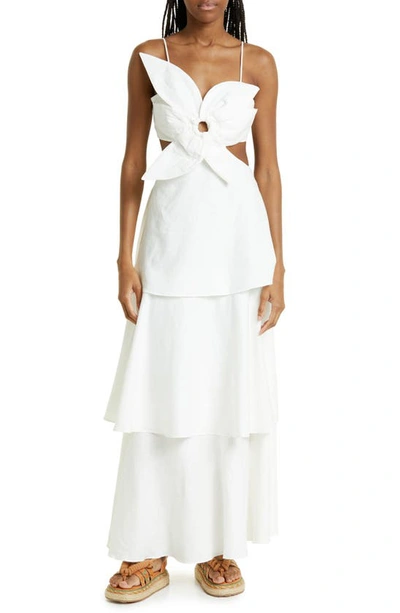 Farm Rio Flower Maxi Dress In Unknown