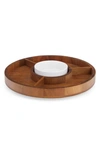 Nambe Nambé Duets Lazy Susan In Brown