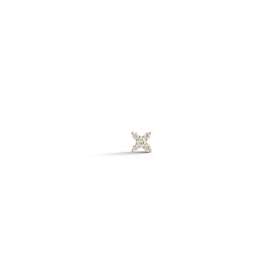 Dana Rebecca Designs Ava Bea X Single Stud In Rose Gold