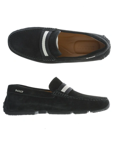 Bally Moccasin Shoes In Black