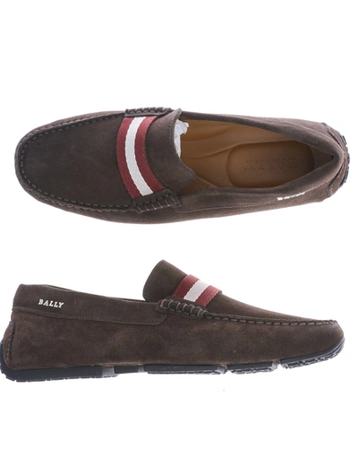 Bally Moccasin Shoes In Brown