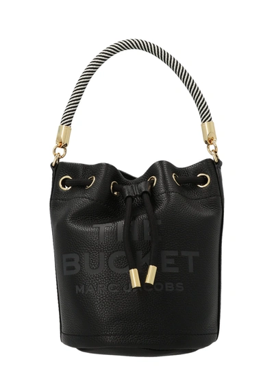 Marc Jacobs The Leather Bucket Bag Bucket Bag In Black