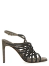 Brunello Cucinelli Monile Suede Sandals