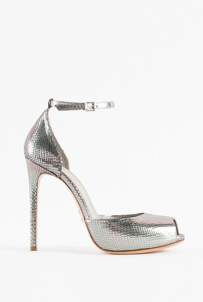 Sergio Levantesi High Heel Sandals In Silver