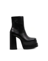 Steve Madden Cobra Womens Zipper Platform Ankle Boots In Black
