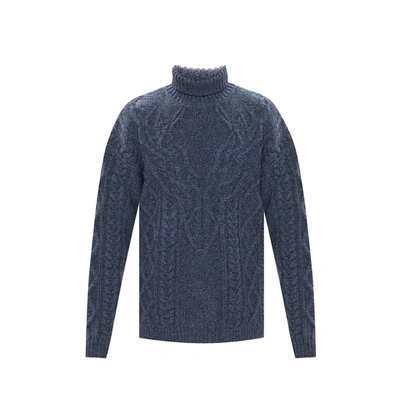 Dsquared2 Long Sleeve Turtleneck In Blue