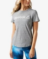 REEBOK Reebok Elements Snow Mélange Logo T-Shirt