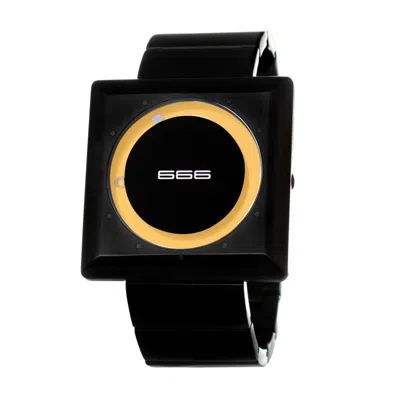 666barcelona Black Stainless Steel Watch
