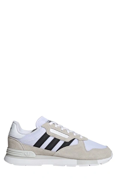 Adidas Originals Treziod Running Shoe In White/ Core Black/ Grey