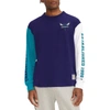TOMMY JEANS TOMMY JEANS PURPLE CHARLOTTE HORNETS RICHIE COLOR BLOCK LONG SLEEVE T-SHIRT