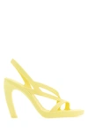 Bottega Veneta Yellow Jimbo Heeled Sandals In Yellow