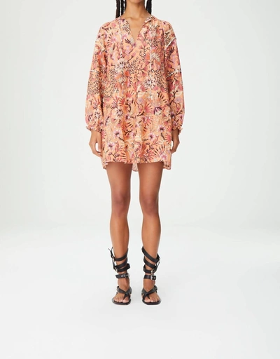 Maria Cher Women's Humahuaca Karly Lace-up Minidress In Multi