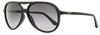Longines Men's Pilot Sunglasses Lg0003-h 01b Black 59mm In Multi