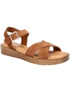 BELLA VITA CAR-ITALY WOMENS SUEDE CRISS-CROSS FRONT WEDGE SANDALS