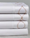 Maurizio Italy Royal Trellis Sheet Set In White