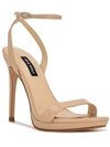 Nine West Women's Loola Ankle Strap Dress Sandals Women's Shoes In Multi