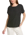 ANNE KLEIN BATEAU NECK BLOUSE