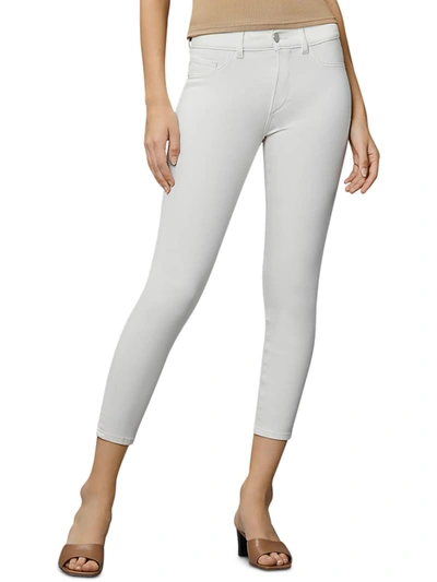 Dl1961 Florence Womens Denim Mid Rise Skinny Jeans In White