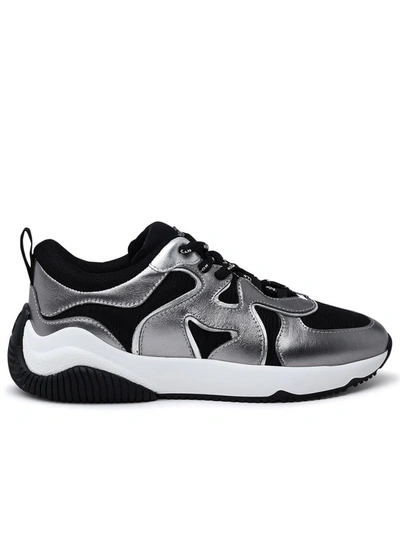 Hogan H597 Sneakers In Silver,black