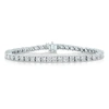 VIR JEWELS 6 CTTW I1-I2 CLARITY DIAMOND BRACELET 14K WHITE GOLD CLASSIC ROUND PRONG 7 INCH