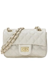Tiffany & Fred Caviar Leather Messenger Bag In White