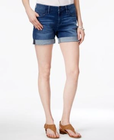 TOMMY HILFIGER WOMEN'S TH FLEX CUFFED DENIM SHORTS