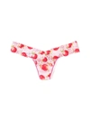 Hanky Panky Printed Daily Lace Printed Low Rise Thong In Multicolor