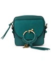SEE BY CHLOÉ GREEN LEATHER JOAN BAG