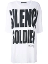 Haider Ackermann 'silence Is Golden' Oversize T-shirt In White
