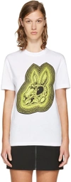 MCQ BY ALEXANDER MCQUEEN White 'Bunny Be Here Now' T-Shirt