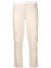 ANN DEMEULEMEESTER metallic trousers,1701140219102112084907