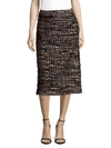 SIMONE ROCHA Tweed Tufted Wool-Blend Skirt,0400094381337