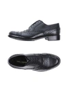 DOLCE & GABBANA DOLCE & GABBANA MAN LACE-UP SHOES STEEL GREY SIZE 6 CALFSKIN,11221064MI 3