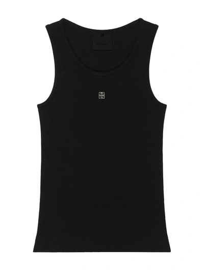 Givenchy 4g Embroidered Rib In Black