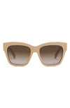 CELINE TRIOMPHE 55MM ROUND SUNGLASSES