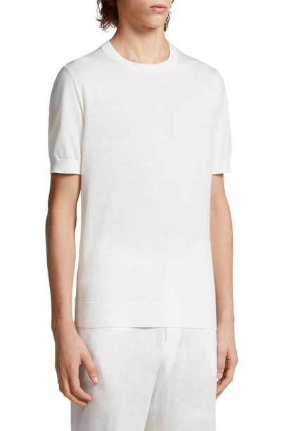 ZEGNA ZEGNA SHORT SLEEVE PREMIUM COTTON T-SHIRT