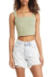 Rip Curl Premium Surf Crop Tank In Mid Green