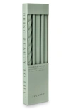 Illume Assorted 3-pack Taper Candles In Hinoki Sage